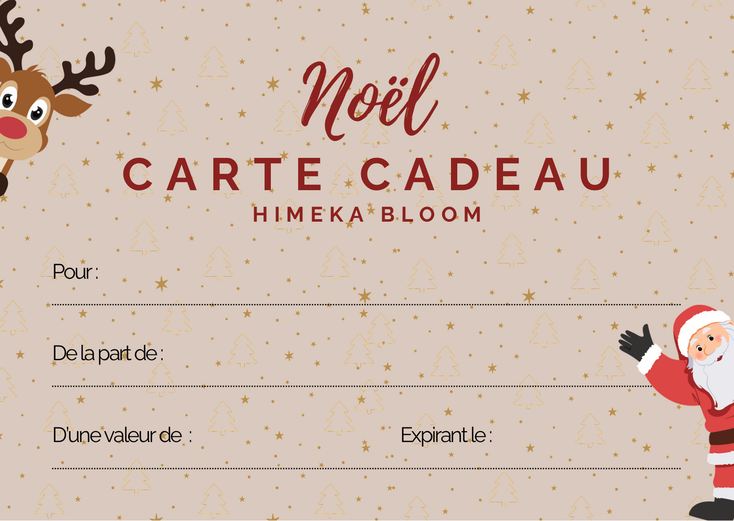 Carte cadeaux